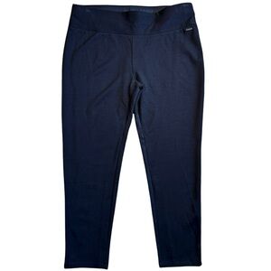 TAHARI NWT Black XXL 360 Smoothing Waistband Pull On Black Ankle Pants $58